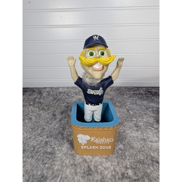 Bda Other - 2010 MILWAUKEE BREWERS BERNIE BREWER KALAHARI RESORTS BOBBLE HEAD